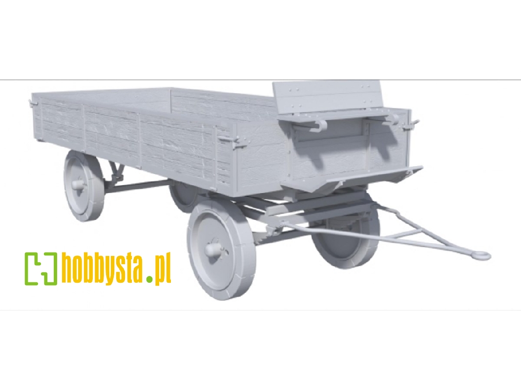 Trailer For Lanz Tractor With Rubber Tyres (3d-printed) - image 1