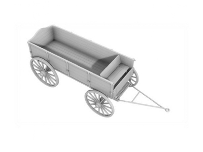 Trailer With Spoked Wheels (3d-printed) - image 1
