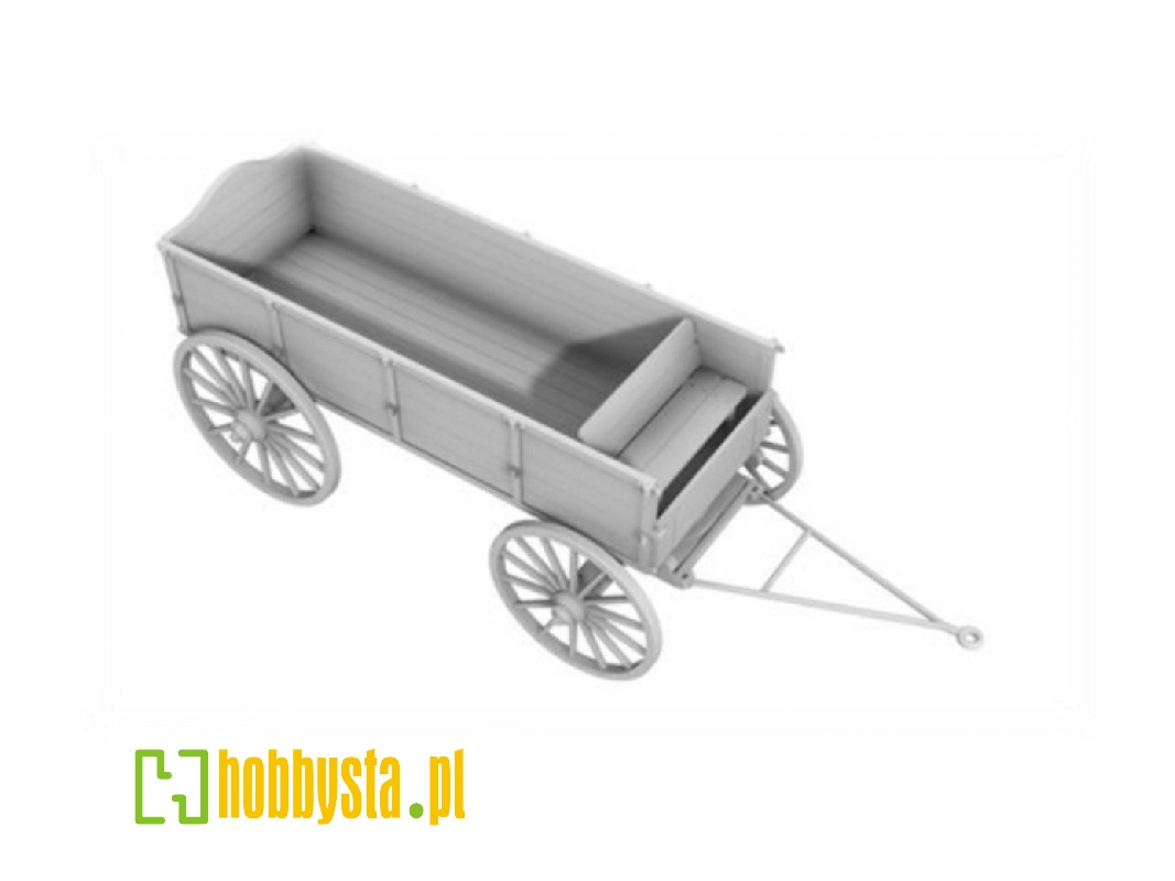 Trailer With Spoked Wheels (3d-printed) - image 1