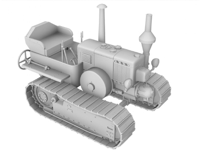 Lanz Bulldog With Solid Chains (3d-printed) - image 1