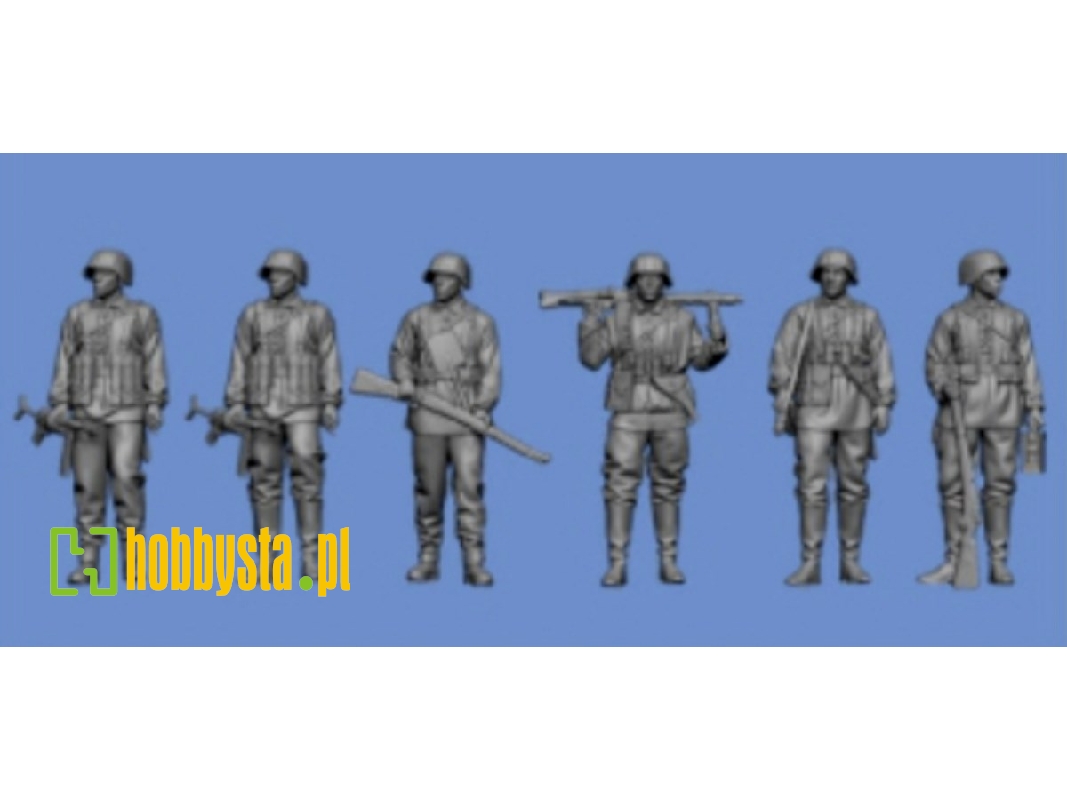 Waffen Ss Grenadiers Kursk No.1 (6 Figures / 3d-printed) - image 1