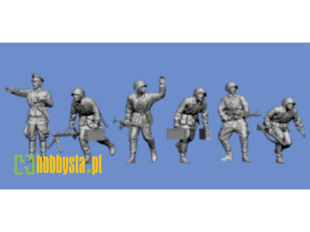 Waffen Ss Grenadiers Kursk No.2 (6 Figures / 3d-printed) - image 1