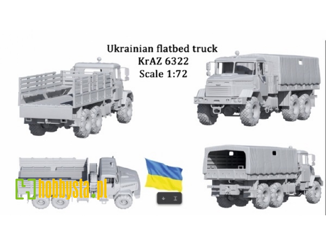 Ukrainian Flatbed Truck Kraz 6322 - image 1