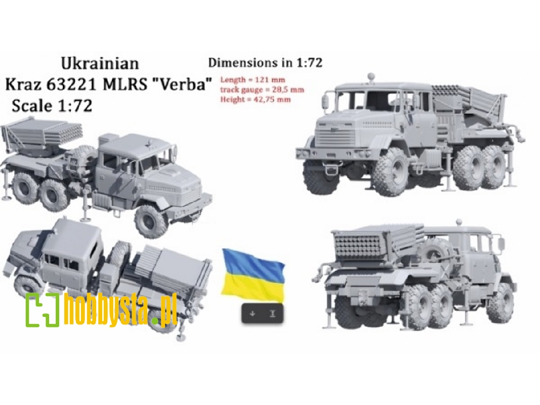 Ukrainian Kraz 63221 Mlrs Verba - image 1