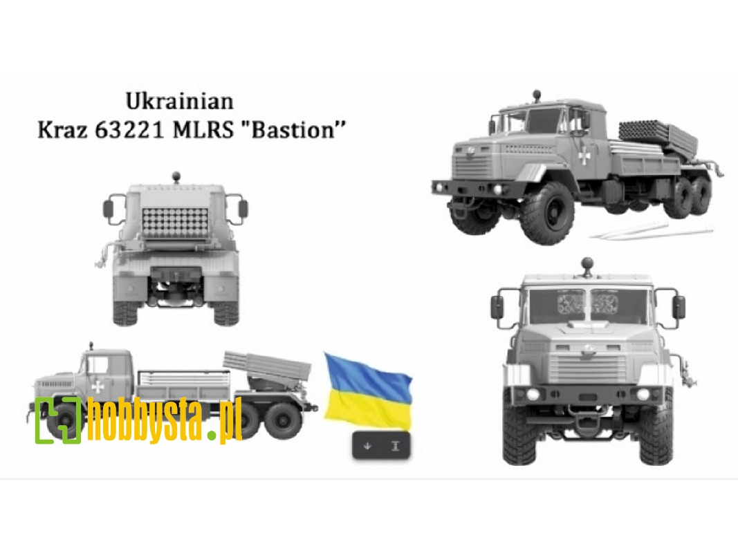 Ukrainian Kraz 63221 Mlrs Bastion - image 1