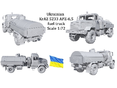 Ukrainian Kraz 5233 Apz-6,5 Fuel Truck - image 1
