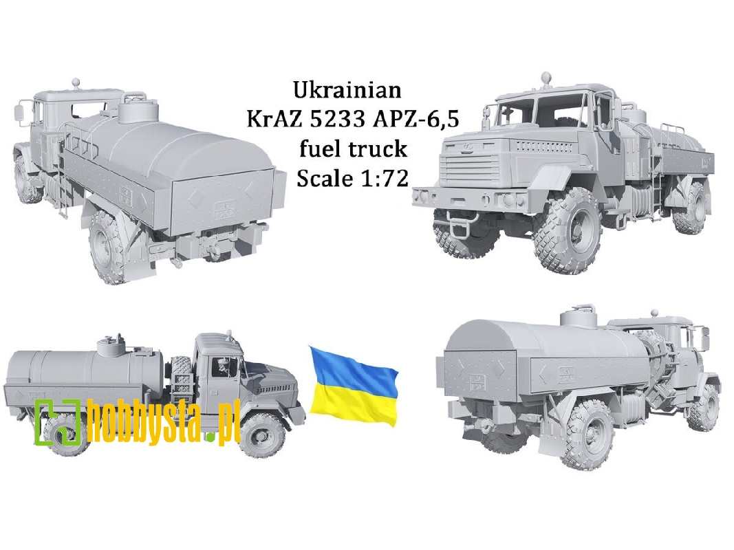Ukrainian Kraz 5233 Apz-6,5 Fuel Truck - image 1