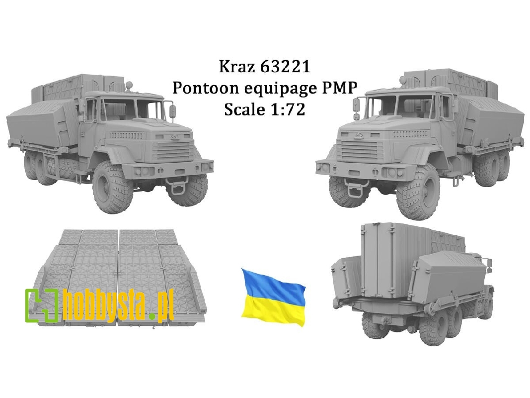 Ukrainian Kraz 63221 Pontoon Equipage Pmp Ramp - image 1