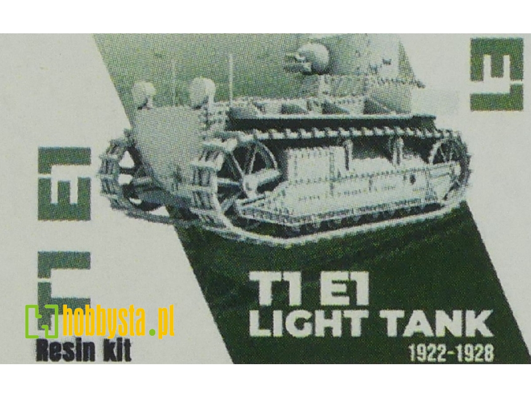 English Light Tank T1 E1 1922-1928 - image 1