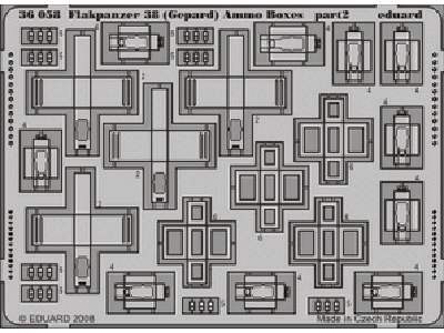 Flakpanzer 38 (Gepard) Ammo.  Boxes 1/35 - Italeri - image 3