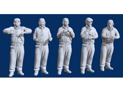 Us Tank Crew Wwii (5 Figures) - image 1