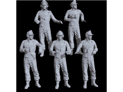 German Tank Crew Summer (5 Figures) - image 1