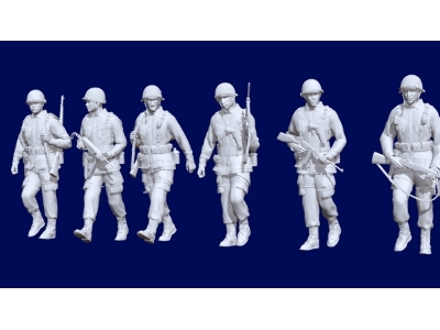 6 Us Soldiers Marching (Iiww Period) - image 1