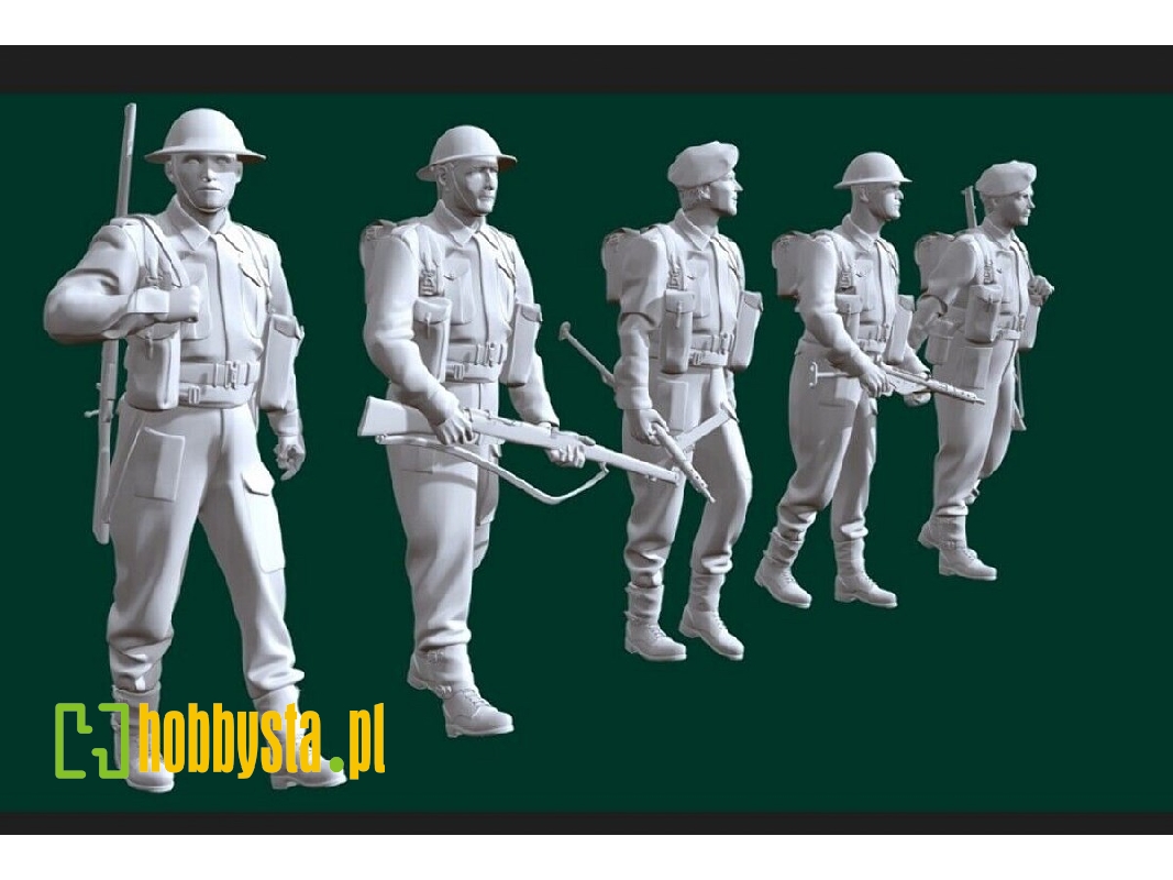English Soldiers (5 Figures) - image 1