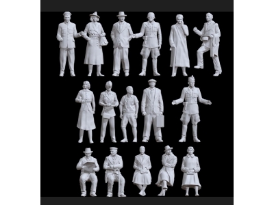 Civilians (16 Figures) - image 1