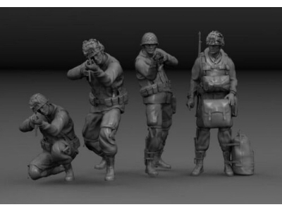 Us Paratroopers - Normandy 1944 (4 Figures) - image 1