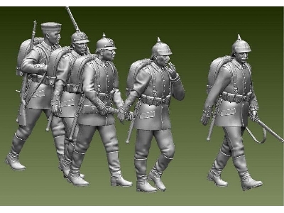 German Wwi Infantry Marching - image 1