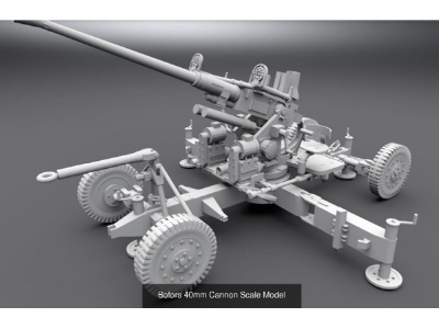 40 Mm Bofors On Wheel Mount (3d-printed) - image 1