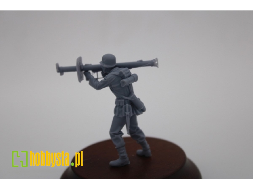 German Wwii Tank Hunter Standing And Shooting Panzerschreck - image 1