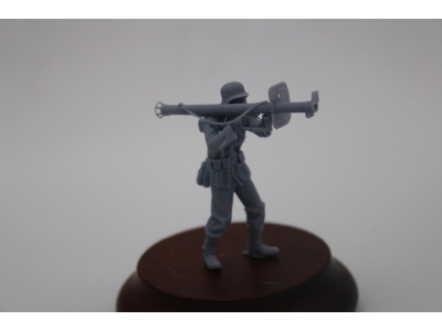 German Wwii Tank Hunter Standing And Shooting Panzerschreck - image 2