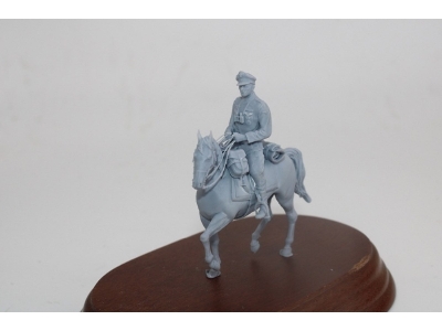 German Wwii Officer Of The Waffen Ss On Horseback - image 2 German Wwii Officer Of The Waffen Ss On Horseback - image 2