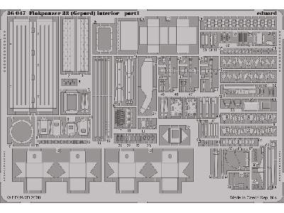 Flakpanzer 38 (Gepard) interior 1/35 - Italeri - image 2