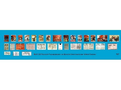 Russian Propaganda Poster And German Wall Announcements - image 1