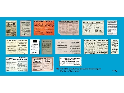 German Wall Announcements - image 1