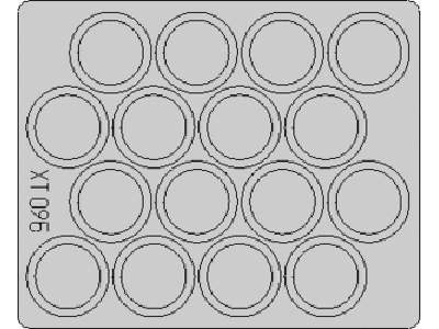  Flakpanzer 38 (Gepard) wheel mask 1/35 - Tamiya - masks - image 1