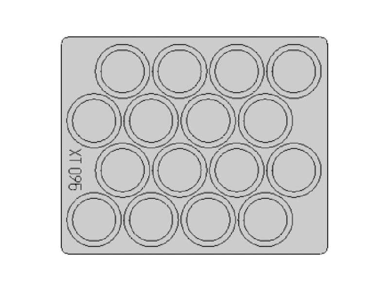  Flakpanzer 38 (Gepard) wheel mask 1/35 - Tamiya - masks - image 1