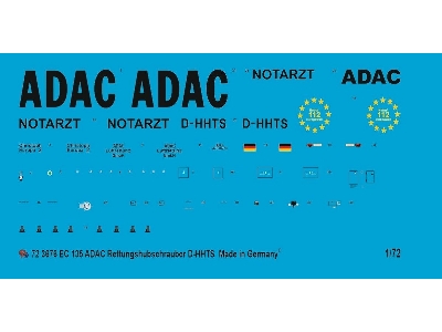 Ec 135 Adac Rescue Helicopter D-hhts - image 1