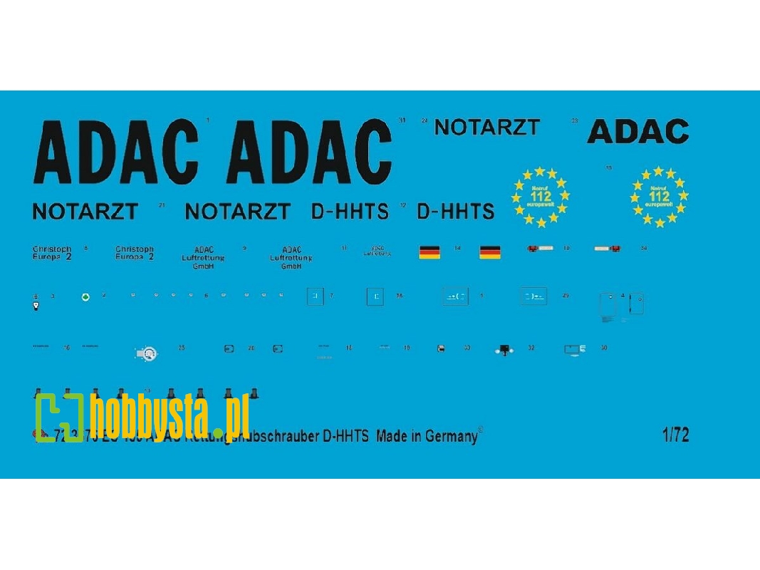 Ec 135 Adac Rescue Helicopter D-hhts - image 1
