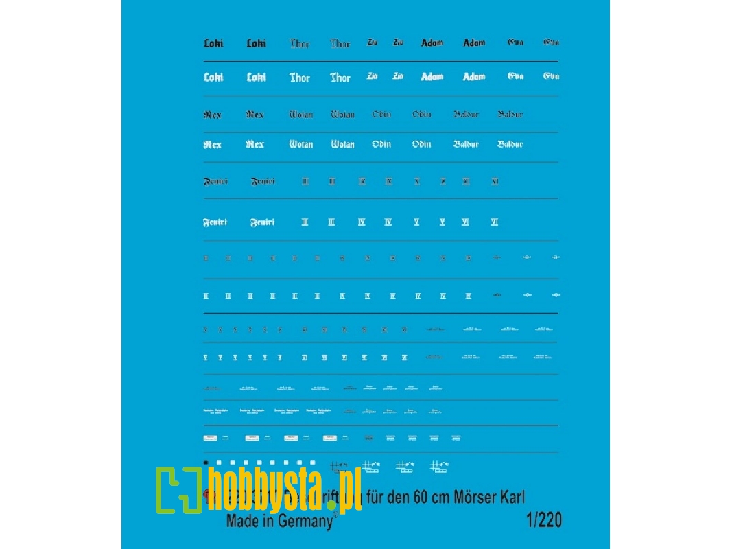 Markings For The German Heavy Mortar Karl - image 1