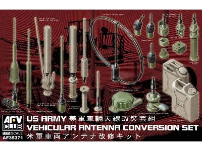 Modern Military Vehicle Antenna And Antenna Mount Conversion Set - image 1