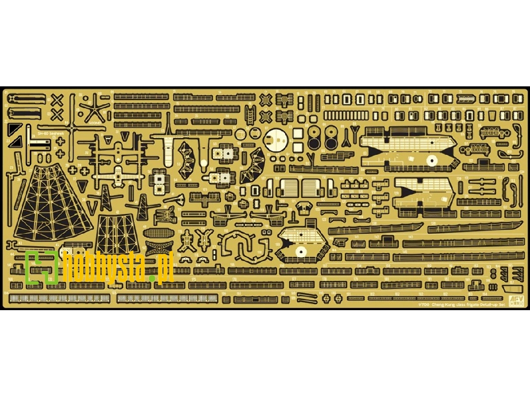 Photoetch Set For Rocn Cheng Kung-class Frigate - image 1