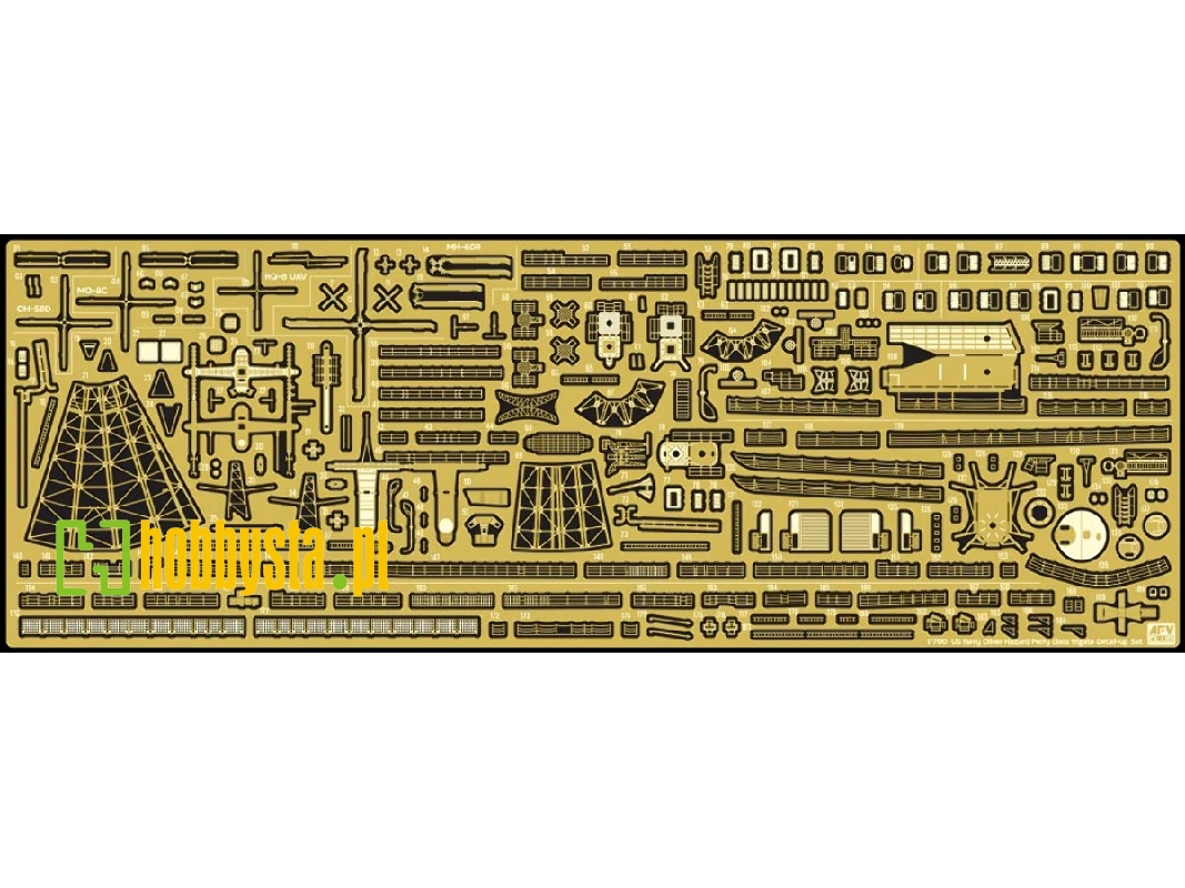 Photo-etched Kit For Oliver Hazard Perry Class - image 1 Photo-etched Kit For Oliver Hazard Perry Class - image 1