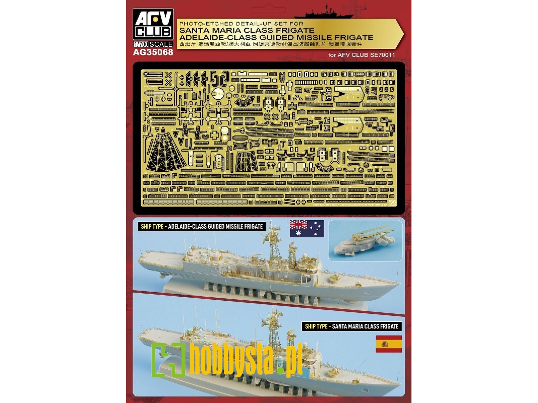 Photo-etched Kit For Adelaide / Santa Maria Class - image 1 Photo-etched Kit For Adelaide / Santa Maria Class - image 1