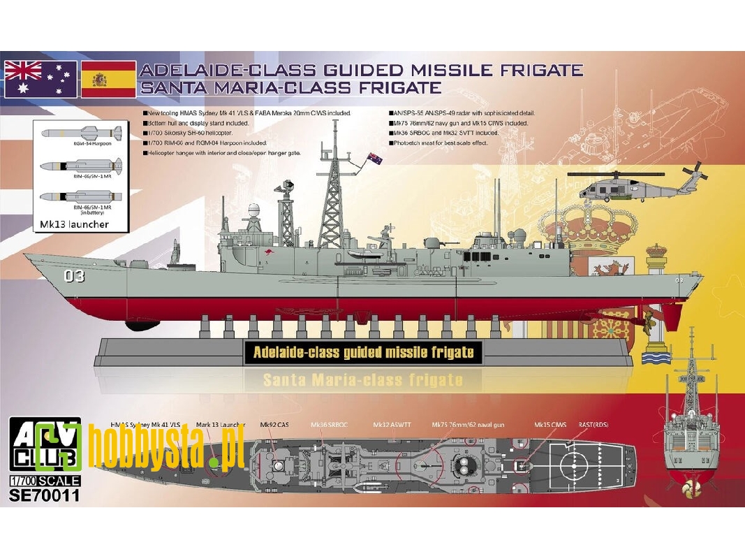 Adelaide / Santa Maria Class Guided Missile Frigate - image 1 Adelaide / Santa Maria Class Guided Missile Frigate - image 1
