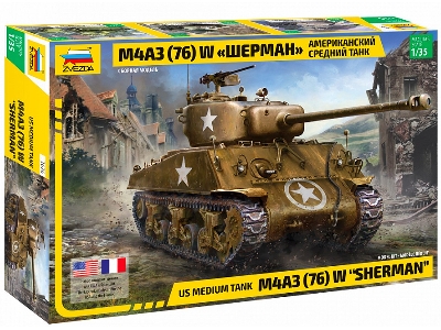 US medium tank M4A3 (76) W Sherman - image 3 US medium tank M4A3 (76) W Sherman - image 3