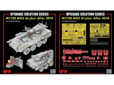 M1128 Mgs Stryker After 2010 - Upgrade Set (For 5148 Rye Field Model Kits) - image 1