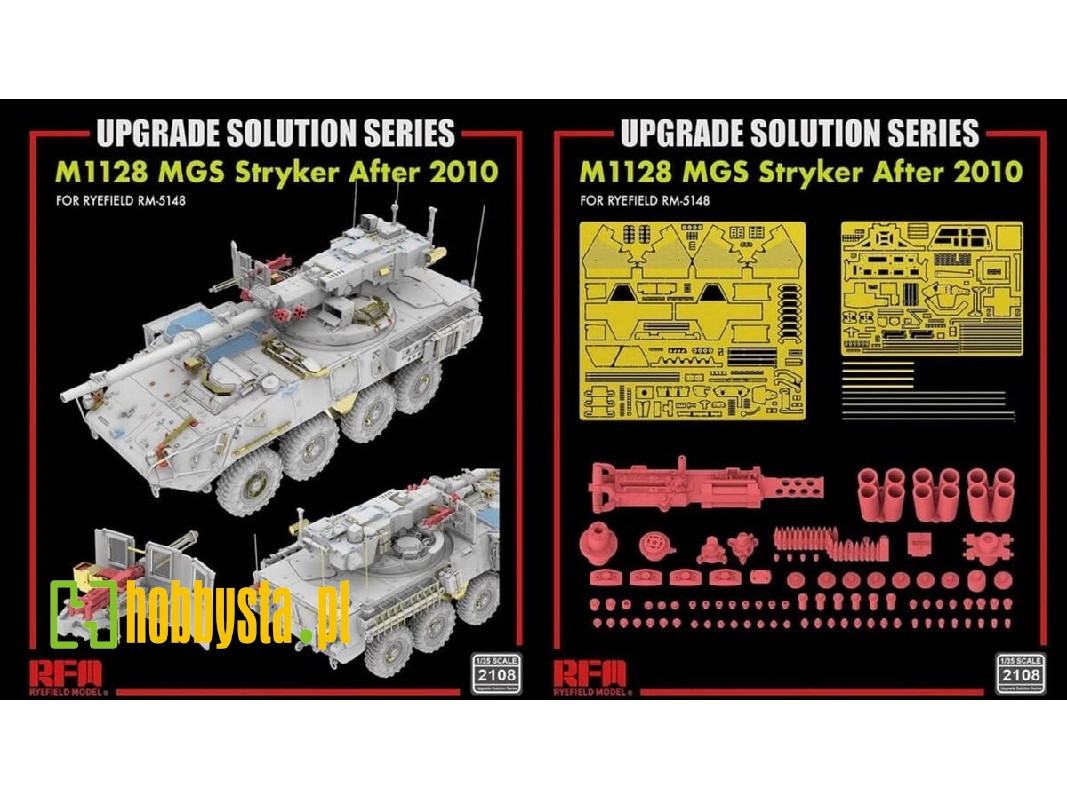 M1128 Mgs Stryker After 2010 - Upgrade Set (For 5148 Rye Field Model Kits) - image 1