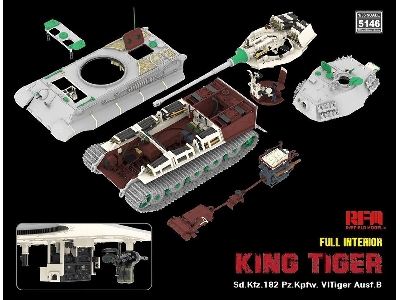 Sd.Kfz.182 Pz.Kpfw. Vi Tiger Ausf.B King Tiger Full Interior - image 4