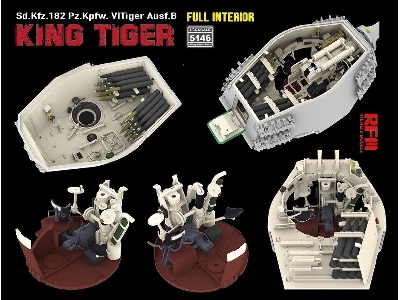 Sd.Kfz.182 Pz.Kpfw. Vi Tiger Ausf.B King Tiger Full Interior - image 9