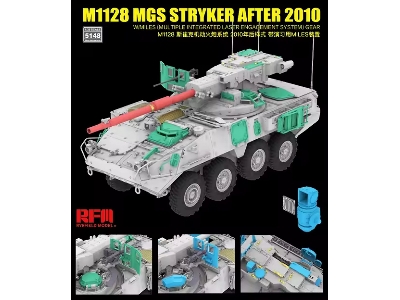 M1128 Mgs Stryker After 2010 With 3d Printed Gun Barrel W/ Miles (Multiple Integrated Laser Engagement System) Gear - image 3