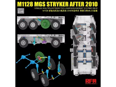 M1128 Mgs Stryker After 2010 With 3d Printed Gun Barrel W/ Miles (Multiple Integrated Laser Engagement System) Gear - image 5