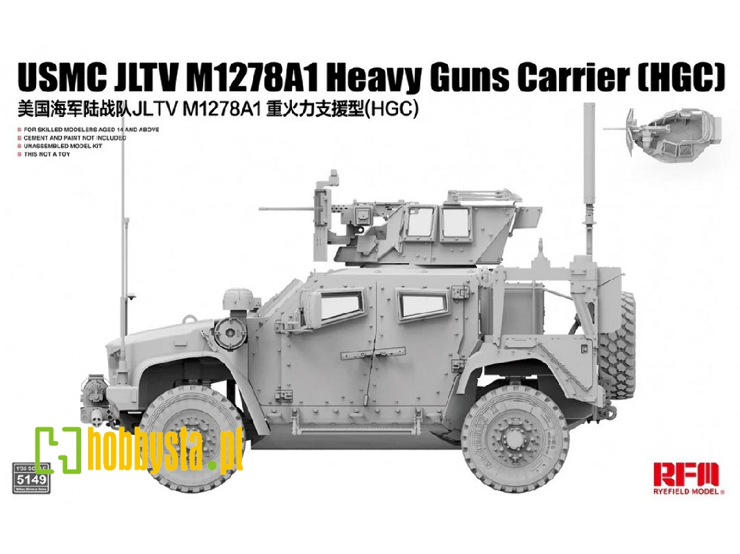 Usmc Jltv M1278a1 Heavy Guns Carrier (Hgc) - image 1