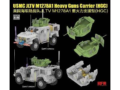 Usmc Jltv M1278a1 Heavy Guns Carrier (Hgc) - image 2