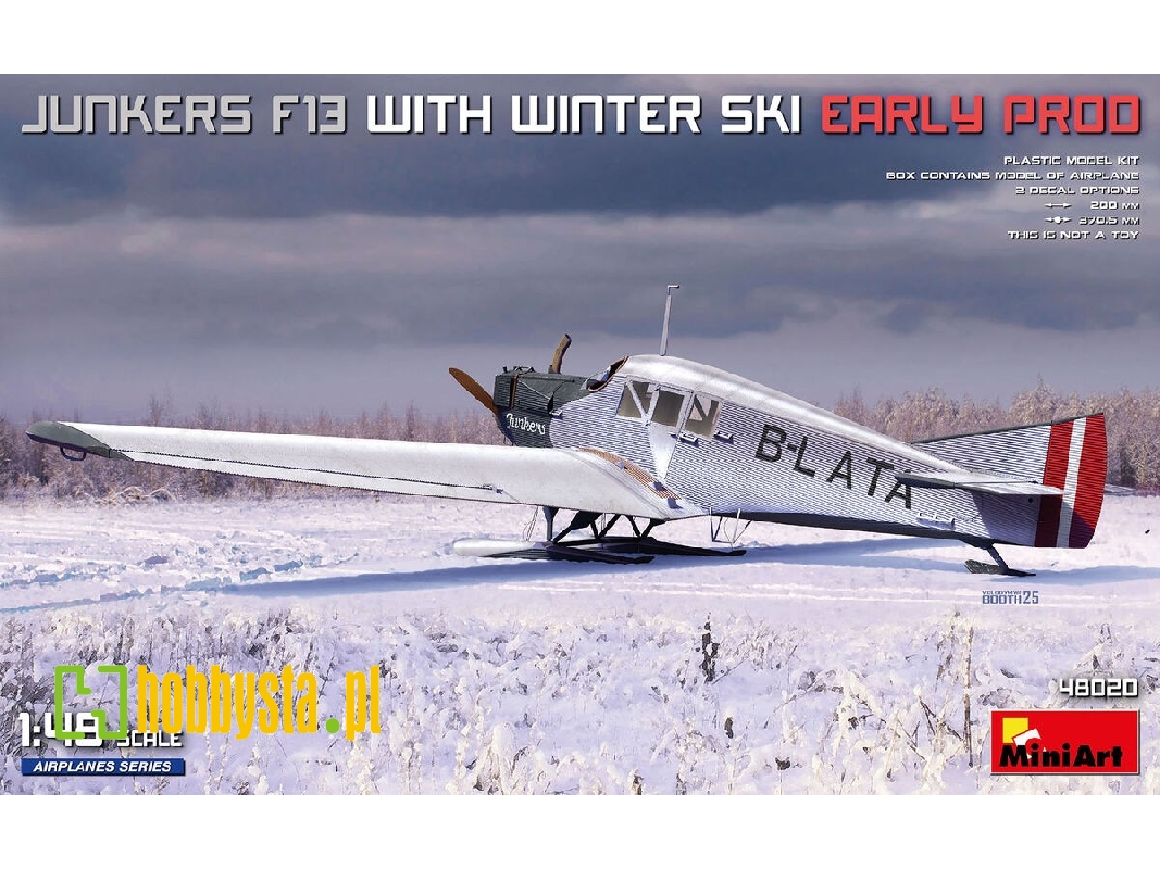 Junkers F13 With Winter Ski Early Production - image 1