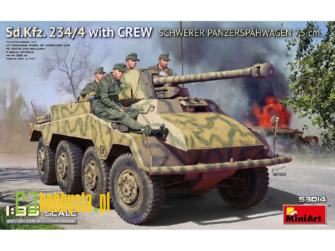 Sd.Kfz. 234/4 Schwerer Panzerspahwagen 7,5 Cm With Crew - image 1