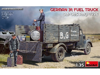 German 3t Fuel Truck 3,6-36s Pmq-type - image 1
